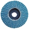 Weiler 2" BobCat Mini Abrasive Flap Disc, Conical (TY29), Type S Mount, 80Z 50925 - alternate 2